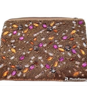 Jasper and Jeera Beaded Purse